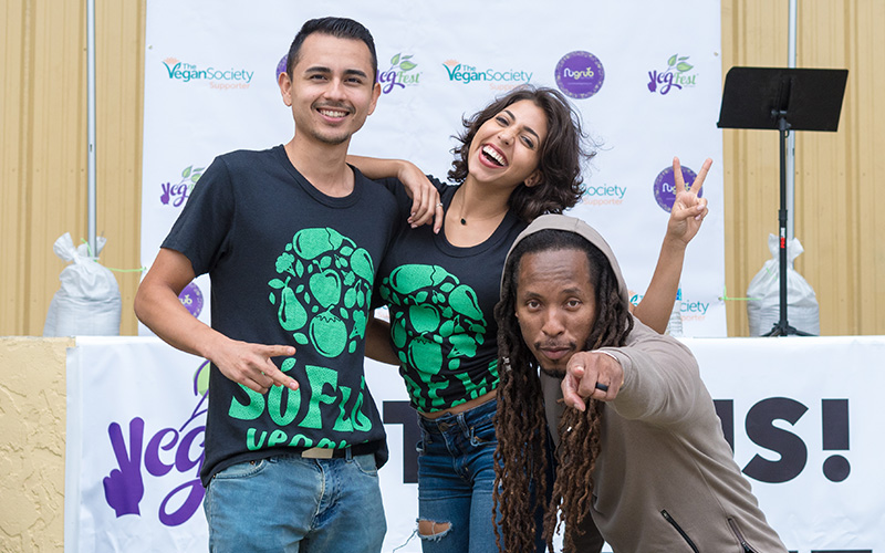 SoFlo Vegans at Palm Beach VegFest on January 20, 2018