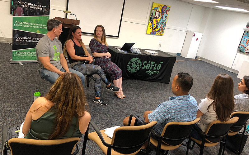 SoFlo Vegans Panel at Artserve