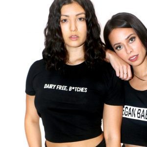 "Dairy Free, B*tches" Breathable Crop Top