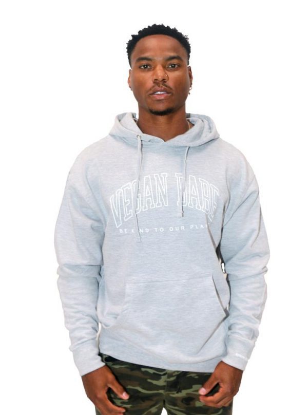 Vegan Babe Grey Hoodie