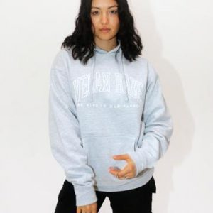 Vegan Babe Grey Hoodie