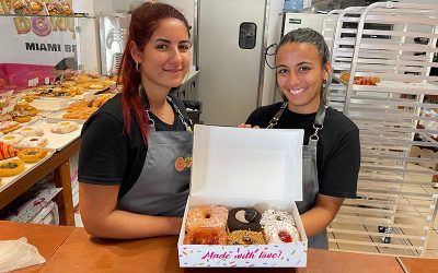 Pink Love Donuts and More in Miami Beach
