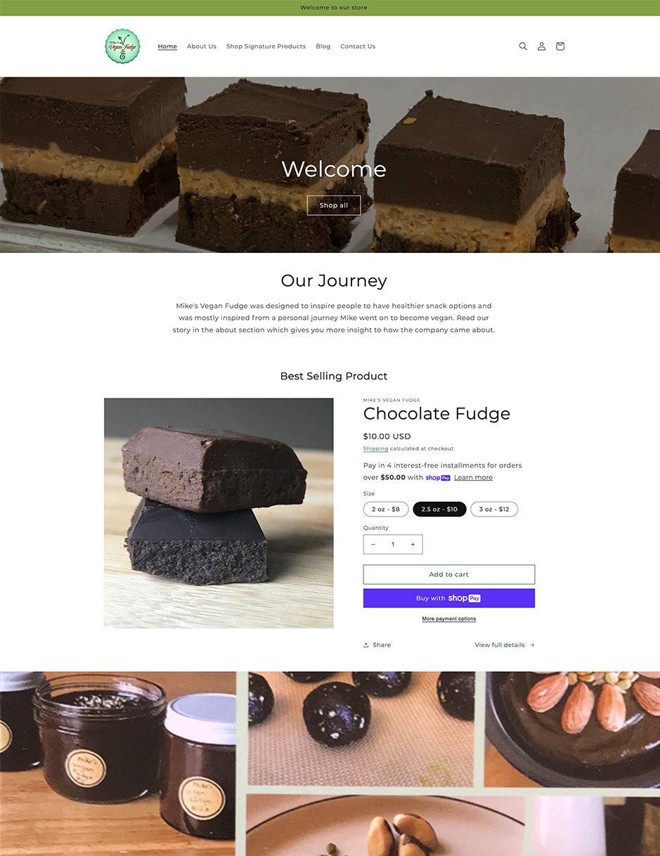 Mike's Vegan Fudge